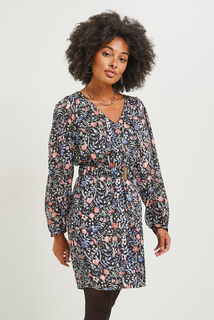 Robe col V femme