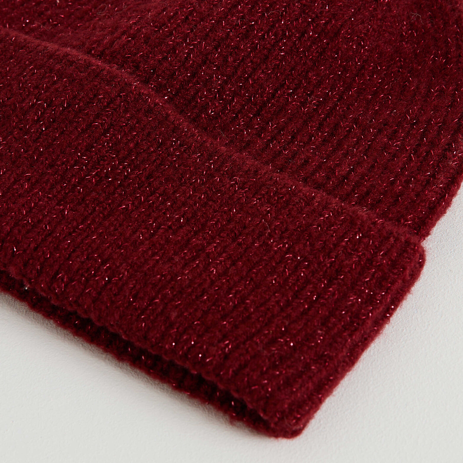 Bonnet uni brillant femme