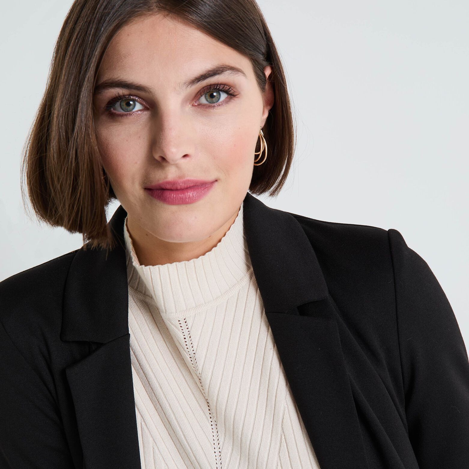 Blazer maille femme