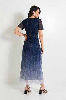 Robe longue irisée femme