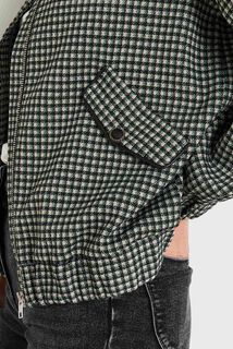 Blouson à carreaux femme