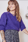 Pull col rond femme