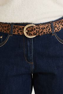 Ceinture croûte de cuir femme
