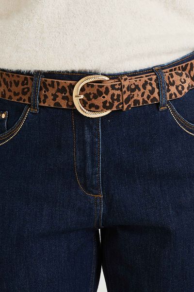 Ceinture croûte de cuir femme