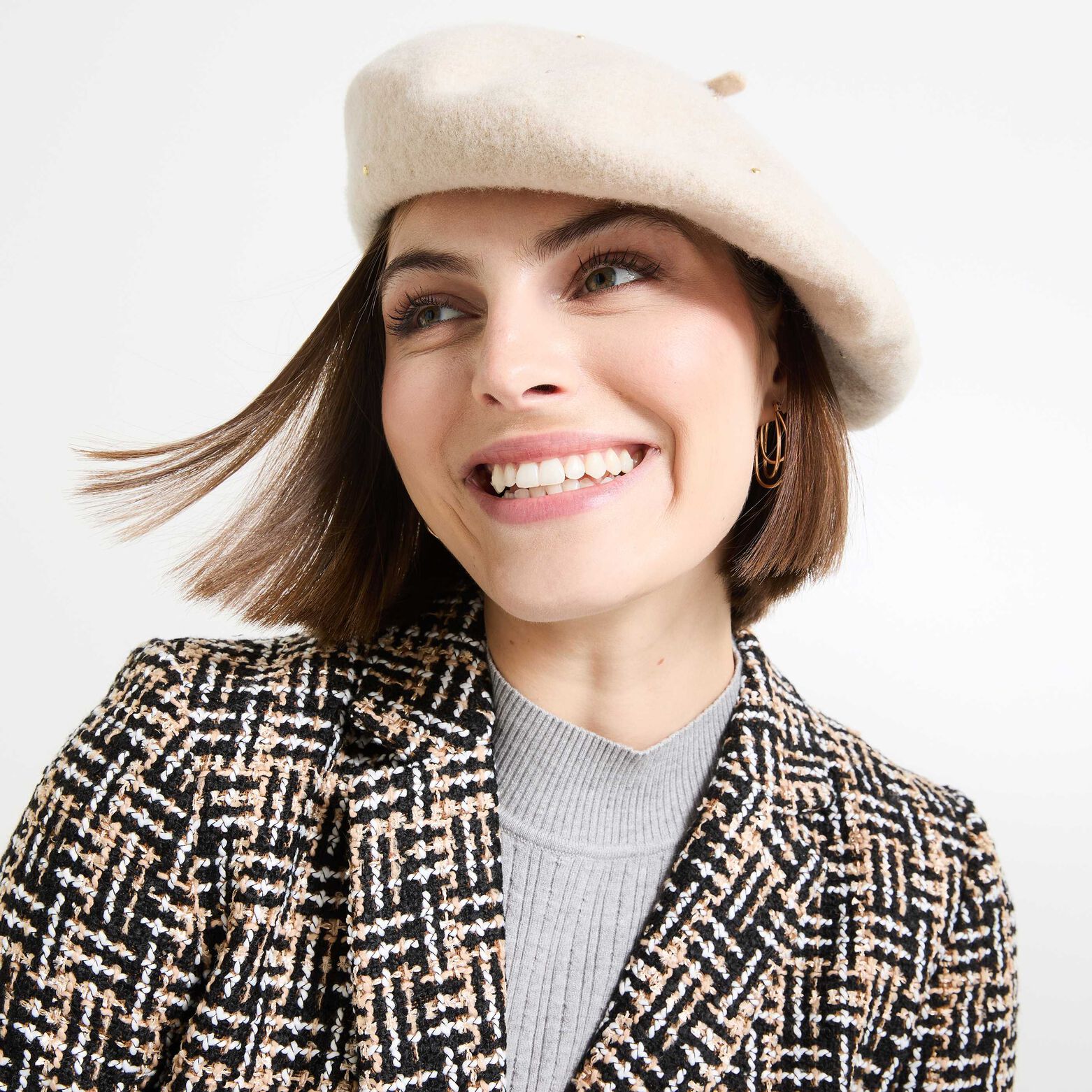 Beret laine femme