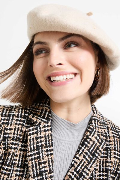 Beret laine femme