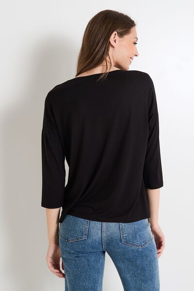 T-shirt col bateau femme