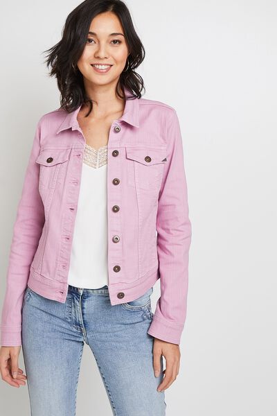 Veste en jean femme