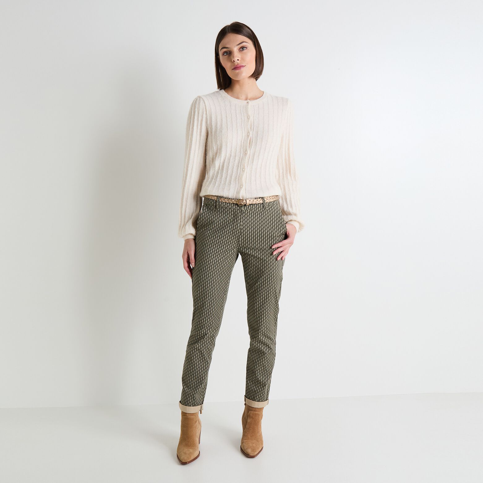 Pantalon chino femme