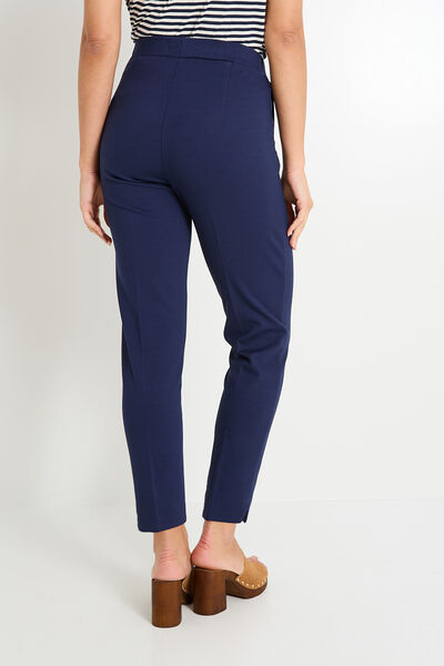 Pantalon cigarette en maille femme