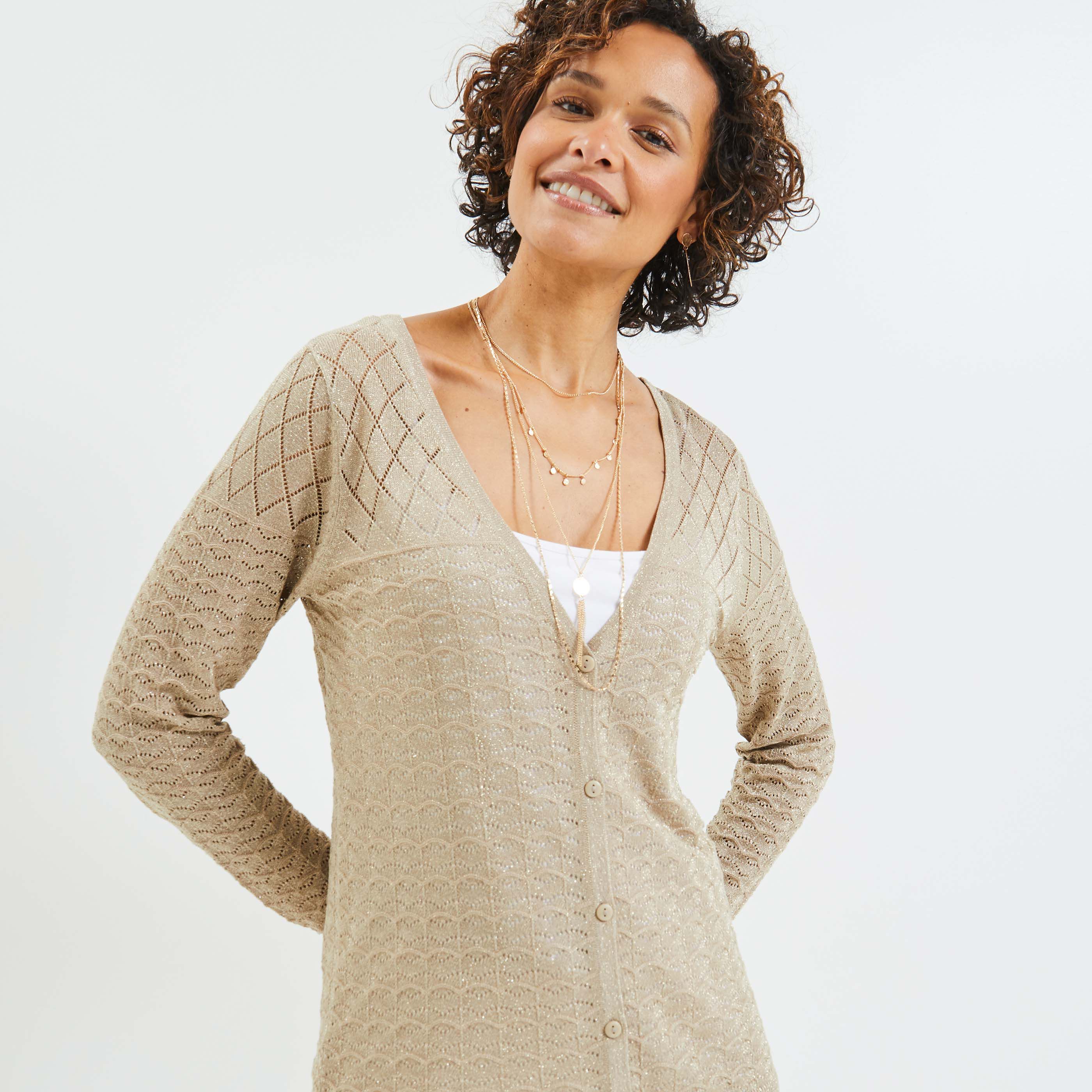 Gilet ajour femme Graindemalice