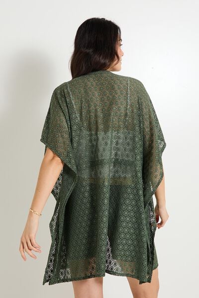 Pareo en crochet femme