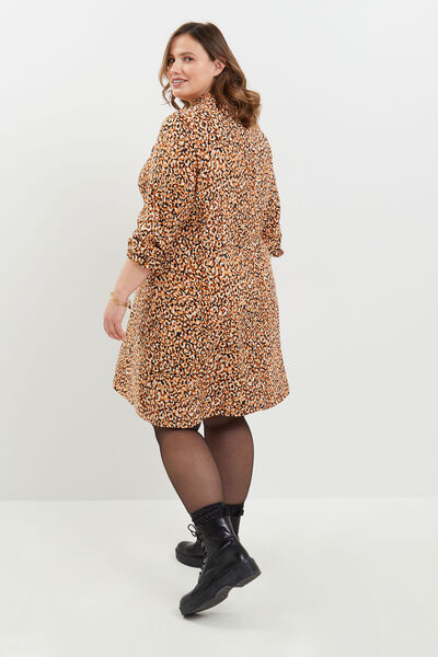 Robe fluide imprimée femme