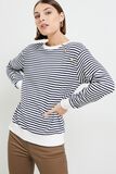 Sweat rayures femme