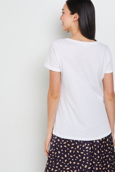 T-shirt à message femme