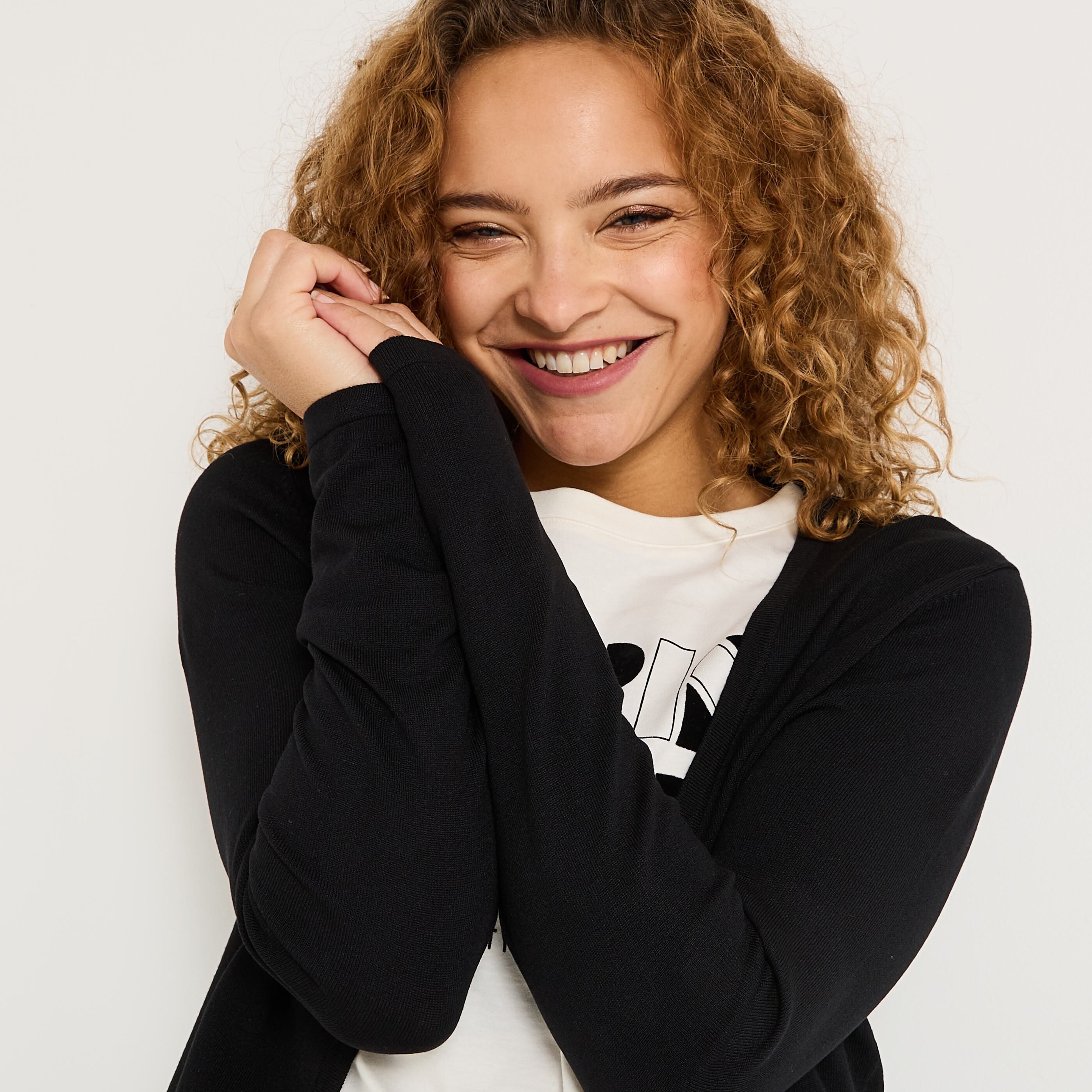 Gilet manches longues femme