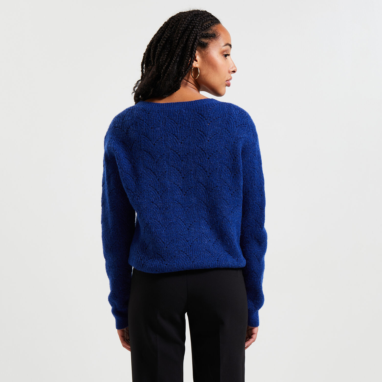 Pull maille fantaisie femme