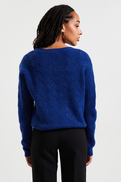 Pull maille fantaisie femme