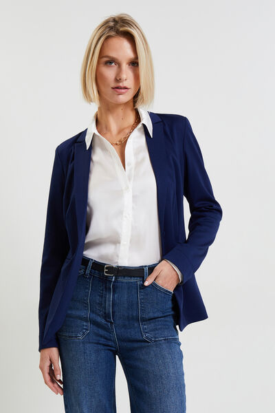Veste tailleur en maille femme