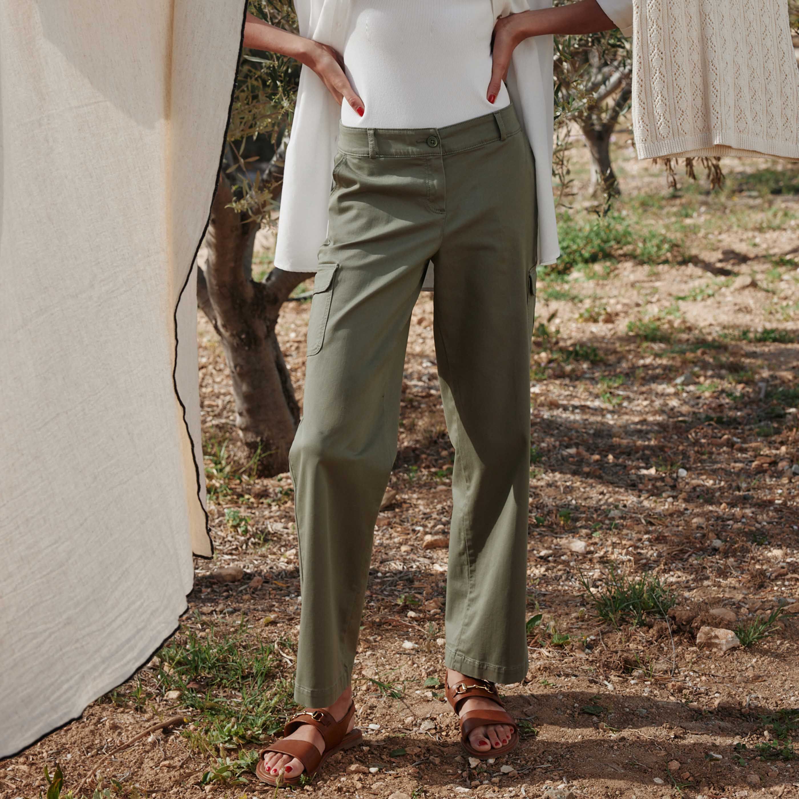 Pantalon cargo femme Graindemalice