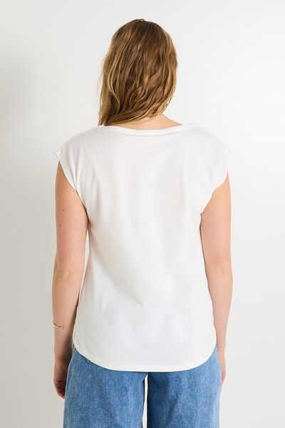 T-shirt col rond femme