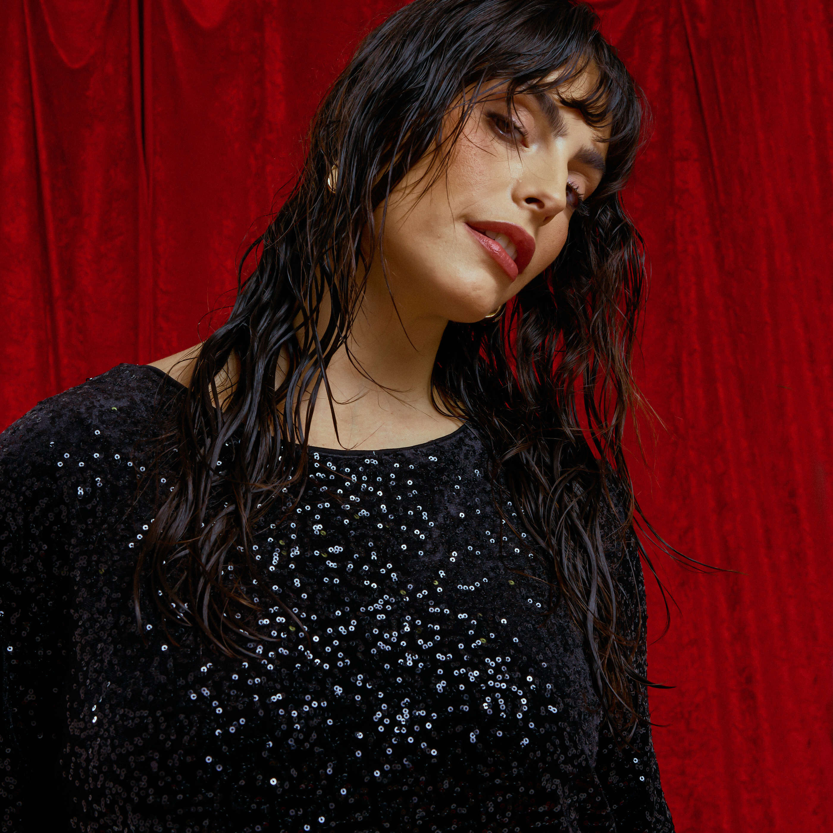 Robe 2 en 1 en sequins femme