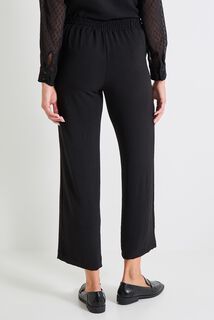 Pantalon fluide taille élastiquée femme