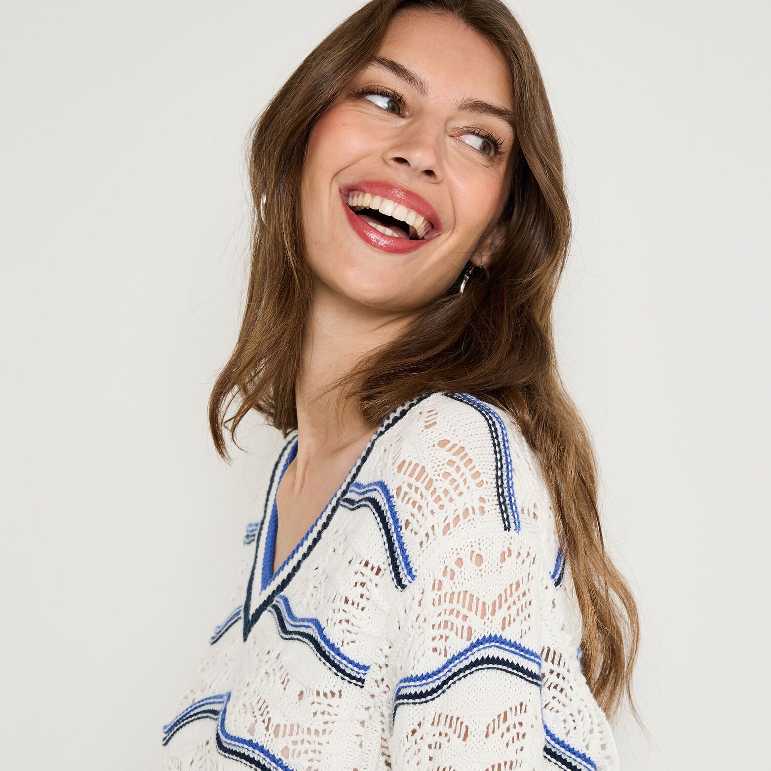 Pull manches longues femme