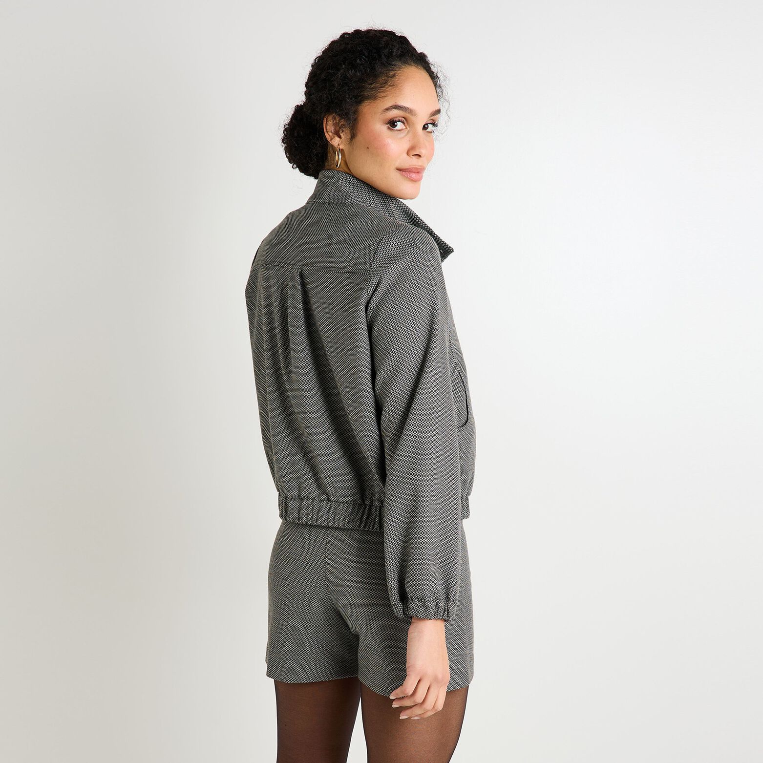 Blouson zippé femme