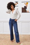 Jean large taille haute WOODSTOCK femme
