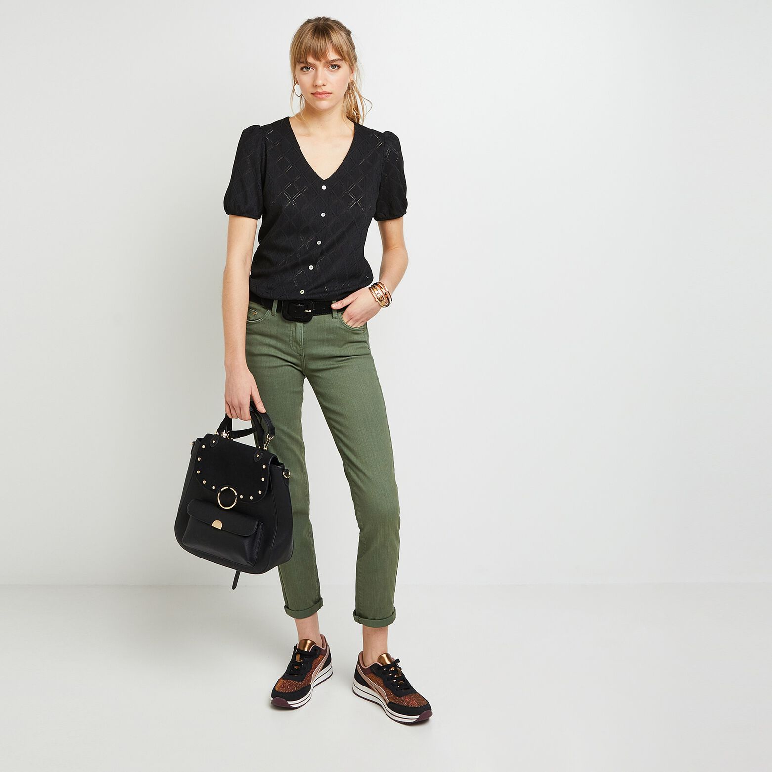 Tshirt ajouré femme