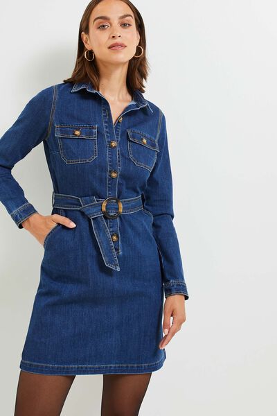 Robe en jean femme