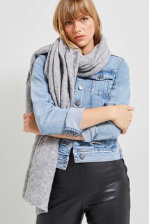 Echarpe tricot torsadé femme