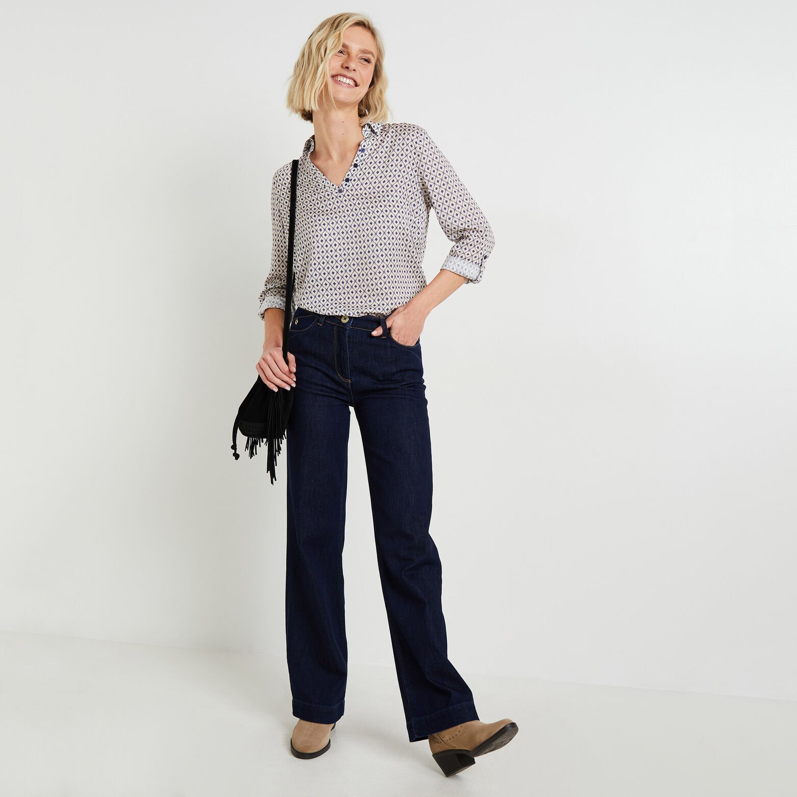 Blouse imprimée femme