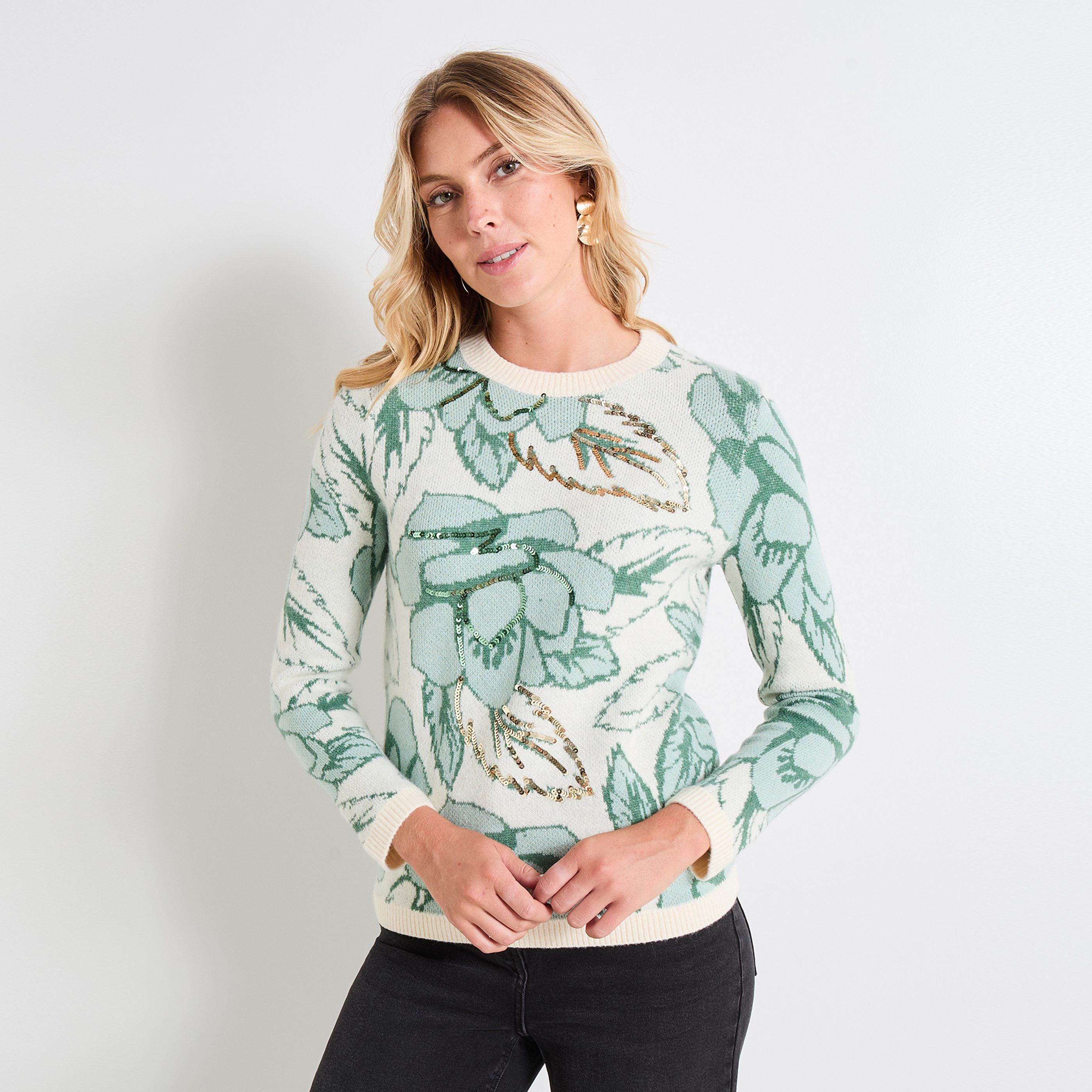 Pull manches longues femme