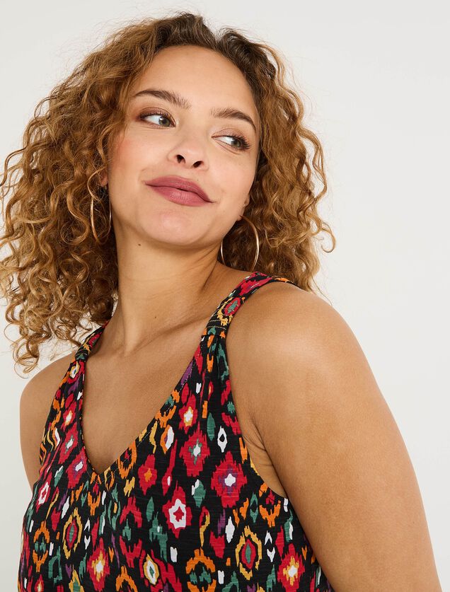 Débardeur col V femme