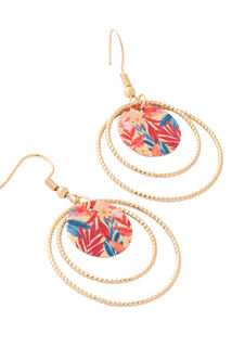 Boucles d'oreilles cercles et disques