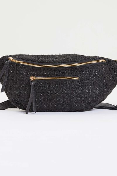 Banane en tweed femme