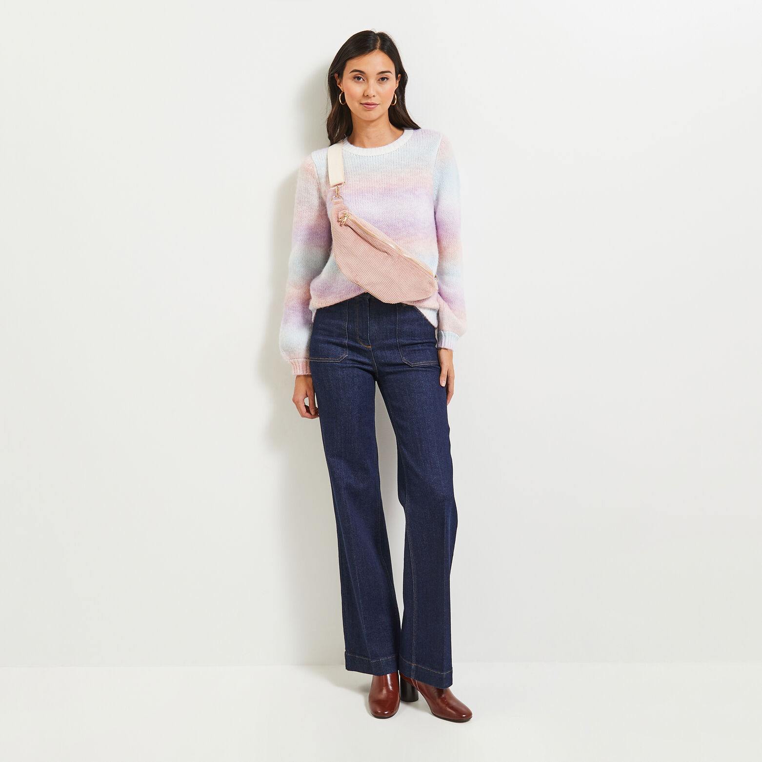 Pull multicolore femme