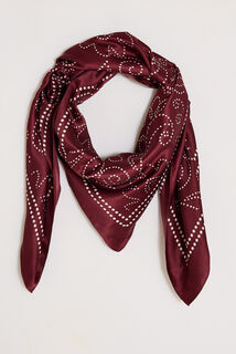 Foulard carré imprimé femme