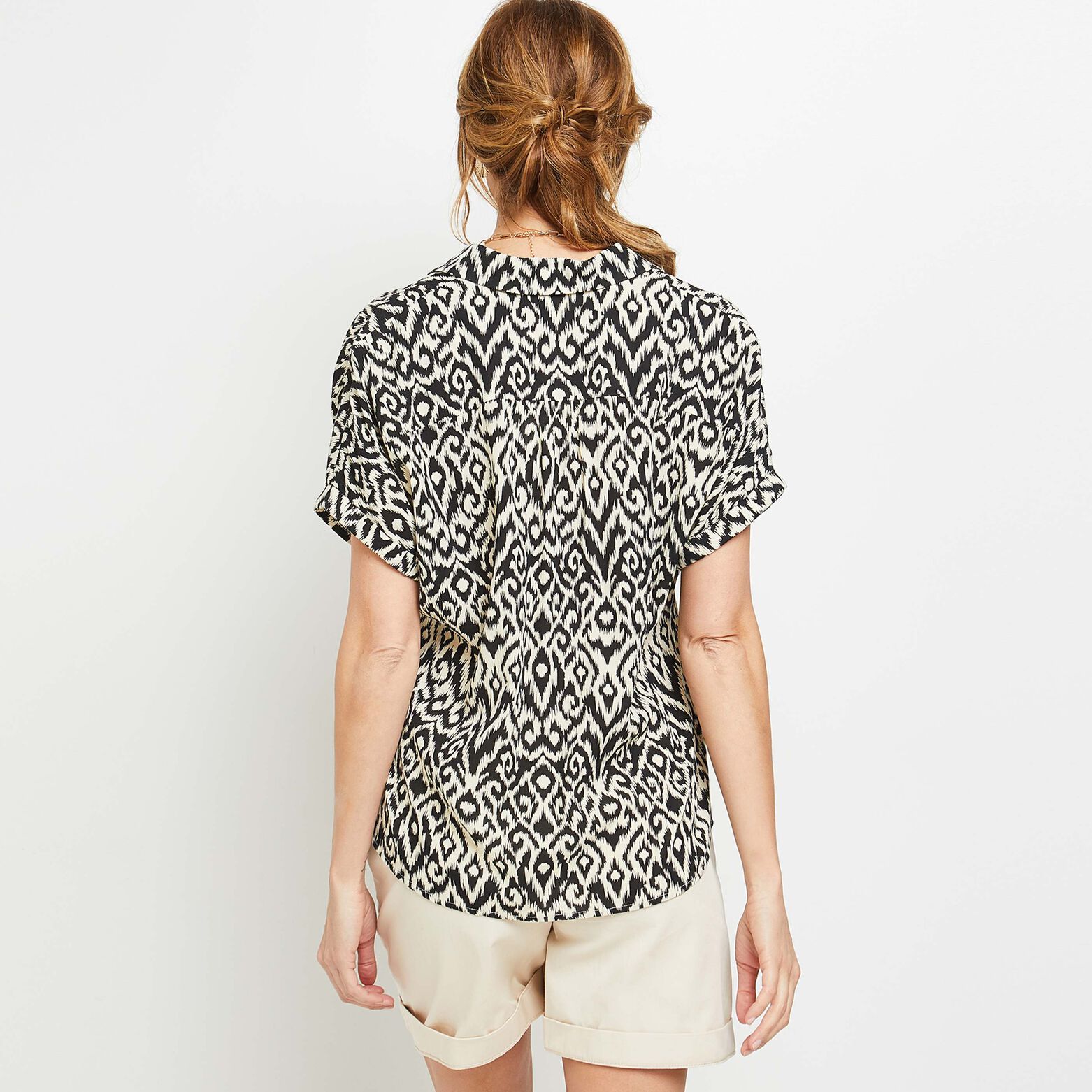 Chemise manches courtes femme
