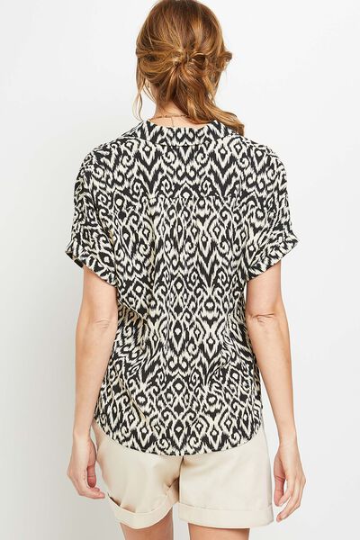 Chemise manches courtes femme
