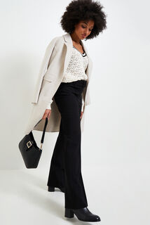 Pantalon flare femme