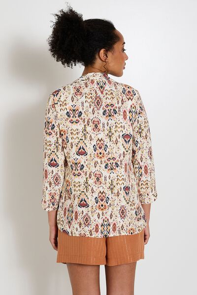 Veste fluide imprimée femme
