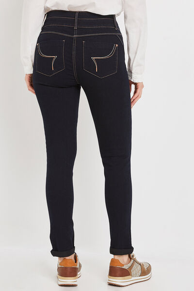 Jean raccourci taille haute HANOI femme
