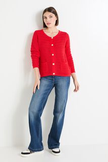 Gilet boutonné femme