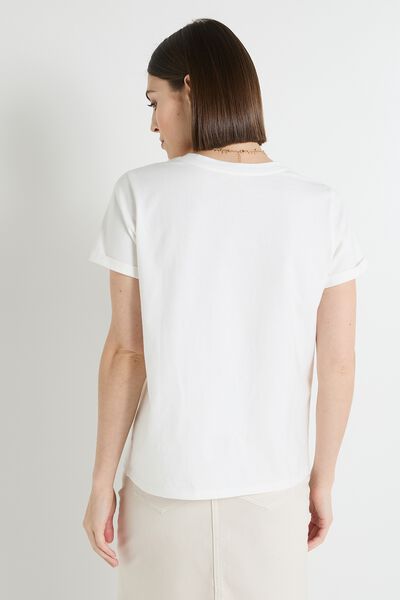 T-shirt col rond femme