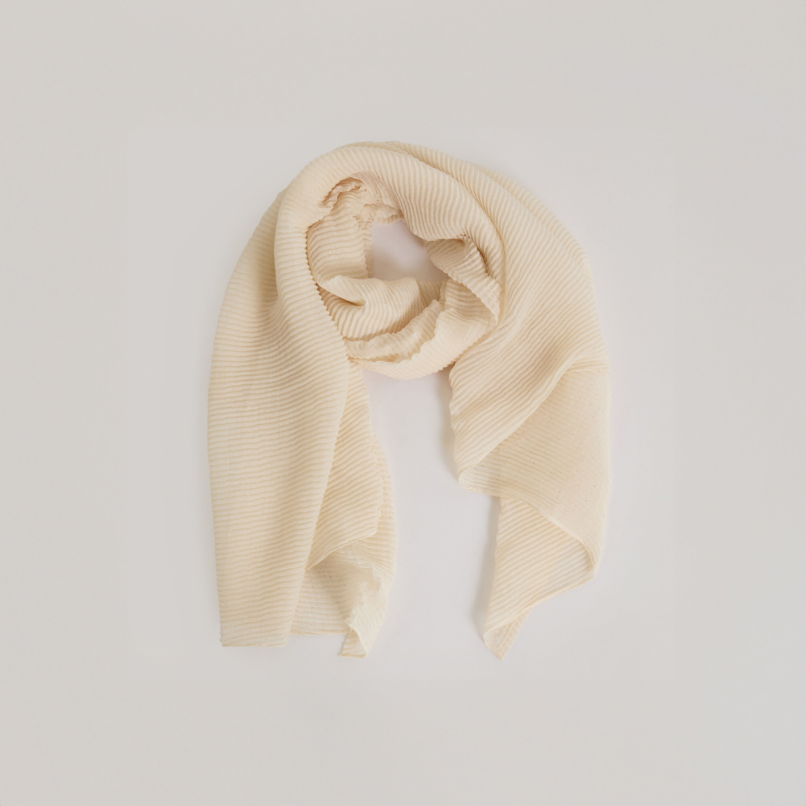 Etole pliss&eacute;e paillet&eacute;e femme