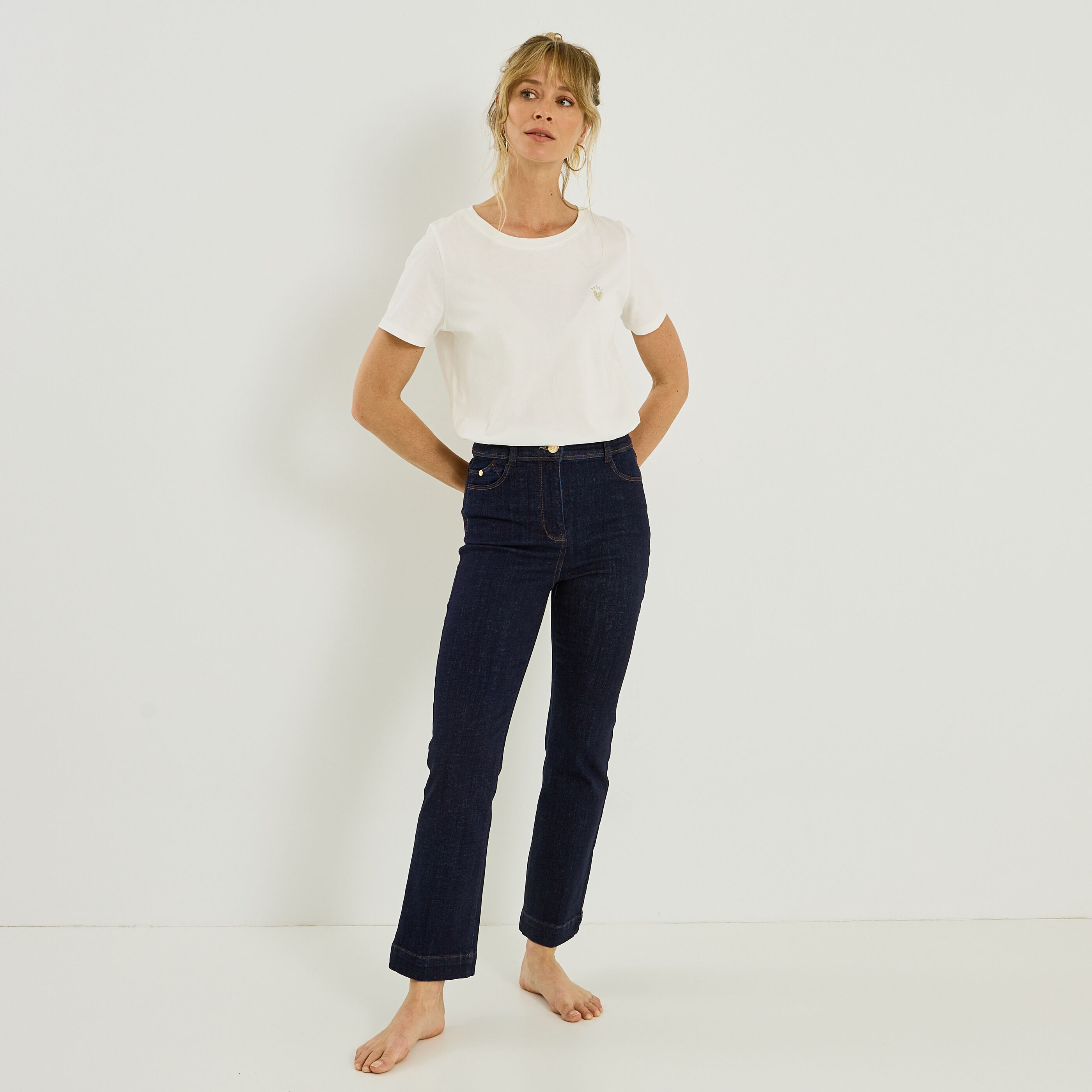 Jean raccourci bootcut TROPEZ RB02 femme
