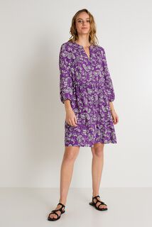 Robe fluide imprimée femme